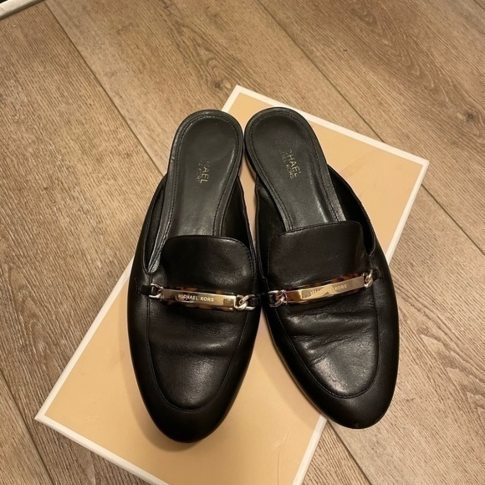 Michael Kors Nadia Slide Mule in Black